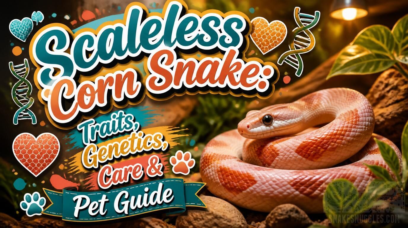 Scale Less Corn Scaleless Corn Snake: Traits, Genetics, Care & Pet Guide
