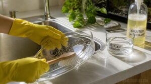 scrub with safe cleaning products scrub with safe cleaning products