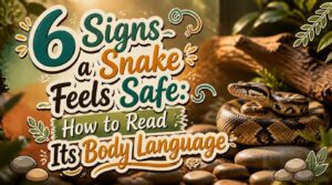 signs snake feels safe