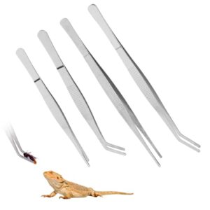 SLSON Reptile Feeding Tongs, 4 Pack B0F9WQWWN9