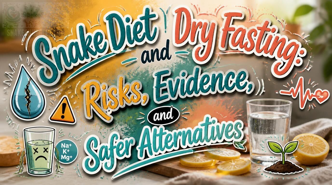 Snake Diet and Dry Fasting: Risks, Evidence, and Safer Alternatives