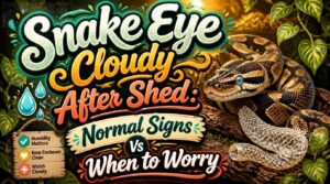 snake eye cloudy after shed snake eye cloudy after shed