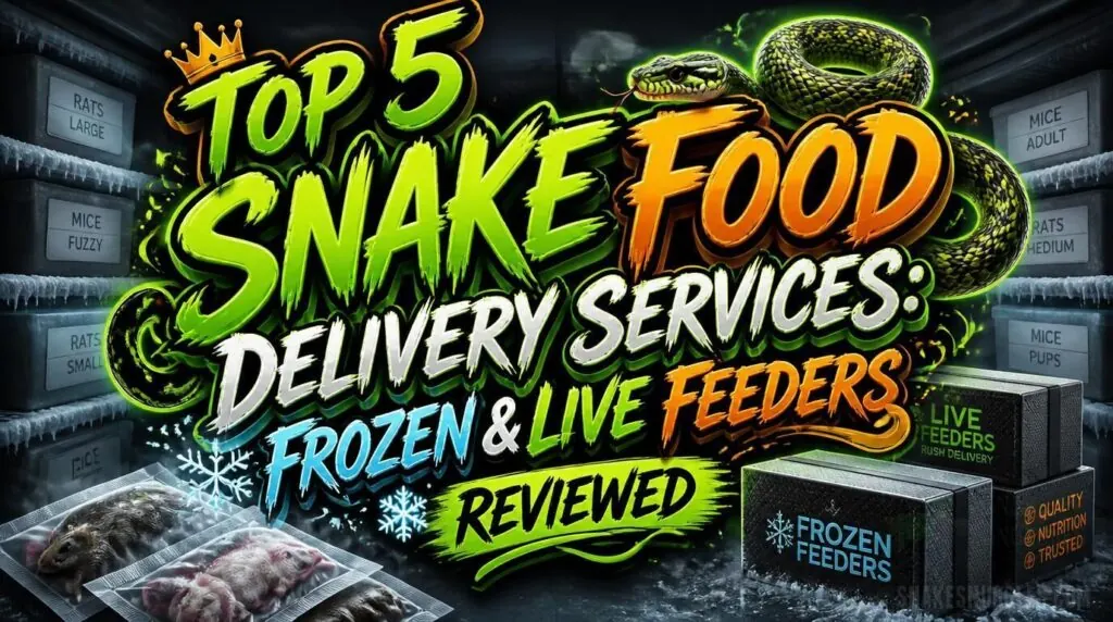 Top 5 Snake Food Delivery Services: Frozen & Live Feeders Reviewed