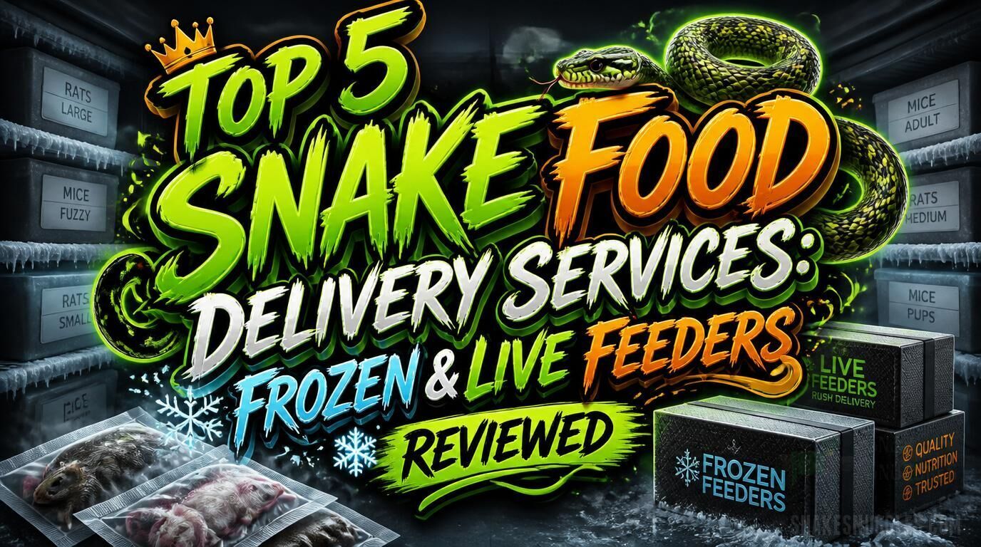 Top 5 Snake Food Delivery Services: Frozen & Live Feeders Reviewed
