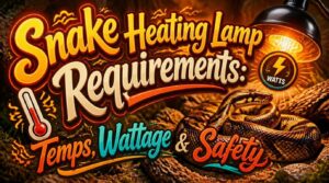snake heating lamp requirements