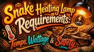 snake heating lamp requirements