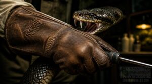 thick leather handling gloves thick leather handling gloves