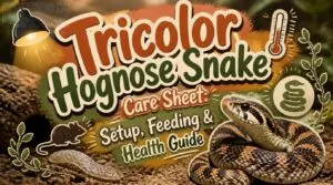 tricolor hognose snake care sheet