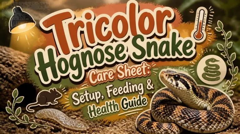 Tricolor Hognose Snake Care Sheet: Setup, Feeding & Health Guide