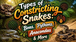 types of constricting snakes types of constricting snakes