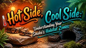 understanding hot side cool side snake habitat