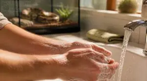 wash hands afterward wash hands afterward