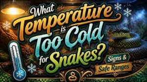 what temperature is too cold for snakes what temperature is too cold for snakes