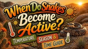 when do snakes become active