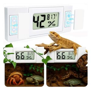 2pcs Magnetic Reptile Thermometer and B0FGJYQ5T8