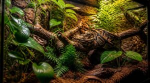 add snake-safe plants and branches add snake-safe plants and branches