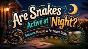 are snakes active at night are snakes active at night