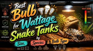 best bulb wattage for snake tank
