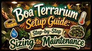 boa terrarium setup guide