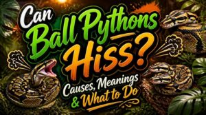 can ball pythons hiss can ball pythons hiss