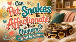can pet snakes be affectionate to their owners can pet snakes be affectionate to their owners