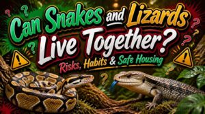can snakes and lizards live together can snakes and lizards live together