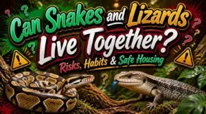 can snakes and lizards live together can snakes and lizards live together