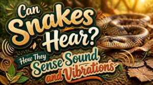 can snakes hear can snakes hear