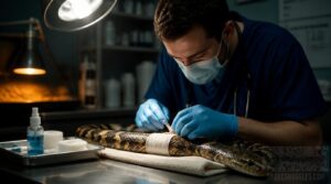 can veterinary care save the snake can veterinary care save the snake