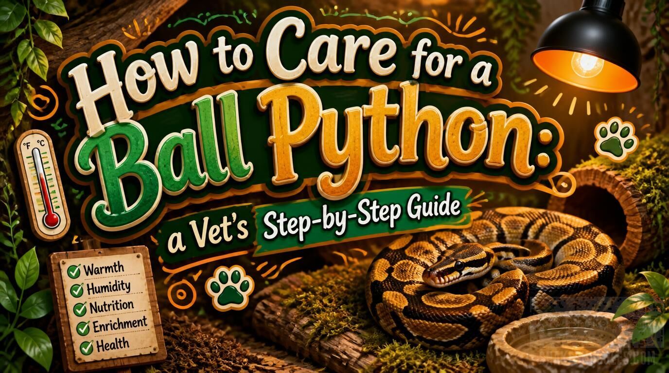How to Care for a Ball Python: a Vet's Step-by-Step Guide