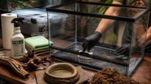 clean the enclosure while snake-free clean the enclosure while snake-free