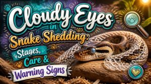 cloudy eyes snake shedding stage