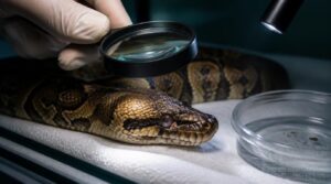 confirm the snake mite infestation confirm the snake mite infestation