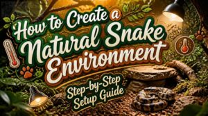 creating a natural snake environment creating a natural snake environment