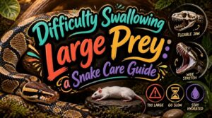 difficulty swallowing large prey snakes difficulty swallowing large prey snakes