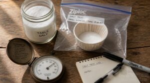 gather salt test supplies gather salt test supplies