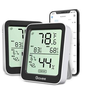 Govee Indoor Hygrometer Thermometer 2Pack B0872X4H4J