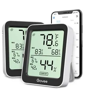 Govee Indoor Hygrometer Thermometer 2Pack B0872X4H4J