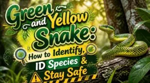 green and yellow snake green and yellow snake