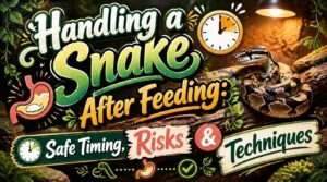 handling a snake after feeding handling a snake after feeding