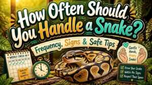 how often should you handle snake how often should you handle snake
