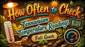 how often to check terrarium temperature readings