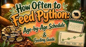 how often to feed python how often to feed python