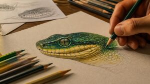 how to draw a snake’s head and face how to draw a snake’s head and face
