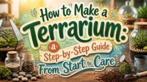 how to make a terrarium how to make a terrarium