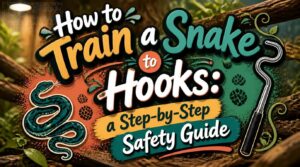 how to train a snake to hooks