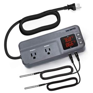 Inkbird ITC 608T Temperature Controller with B07MB16C3K