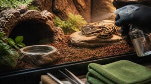 maintain a clean, healthy snake habitat maintain a clean, healthy snake habitat