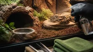 maintain a clean, healthy snake habitat maintain a clean, healthy snake habitat