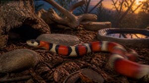 milk snakes: active and skittish milk snakes: active and skittish